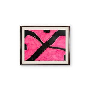 Modern Expressionist Original Abstract Paper 14x11 B Perry Rowell